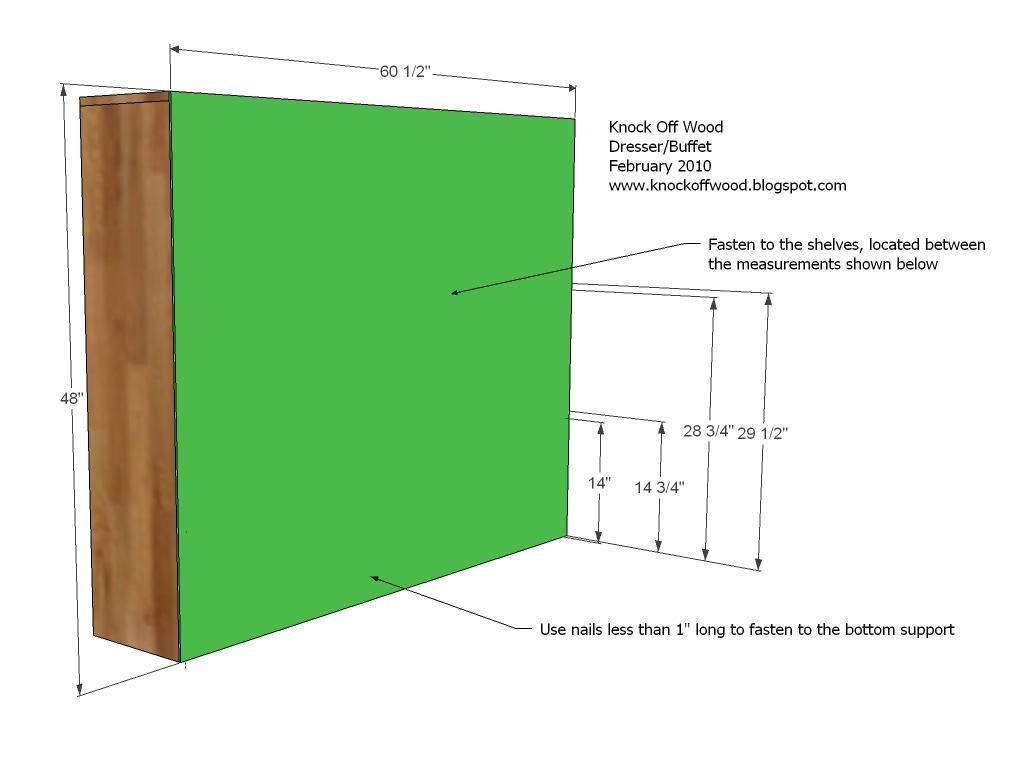 Hutch for the Open Shelf Dresser — step 3