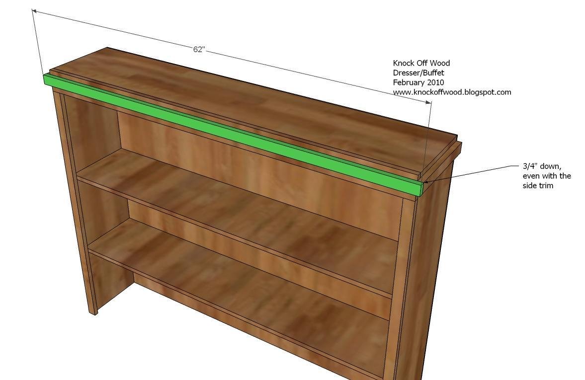 Hutch for the Open Shelf Dresser — step 7