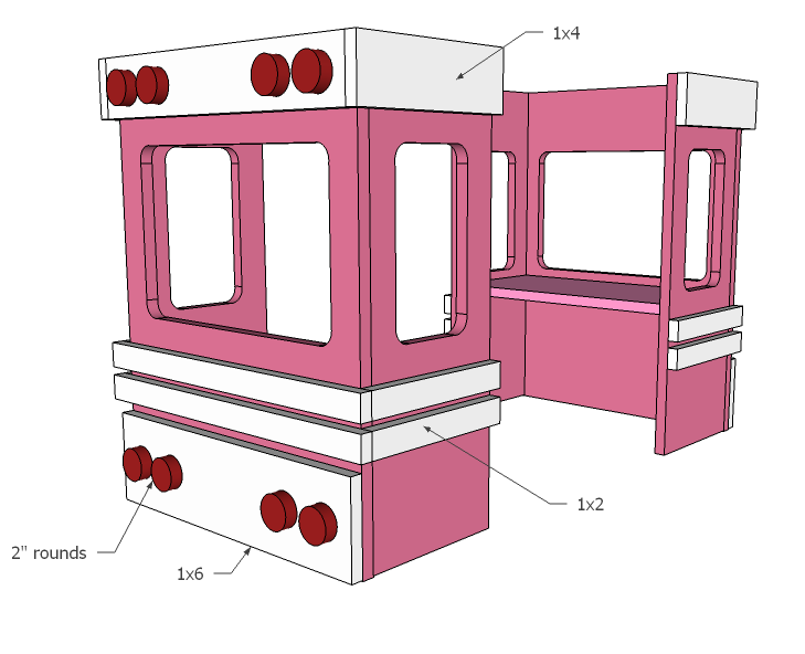 Ice Cream Truck Play Table or Desk — step 6