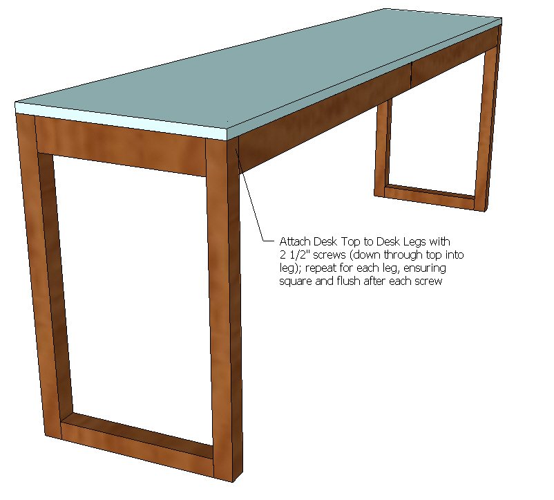 Ikea Besta Burs Inspired Desk (WITH Drawers) — step 2