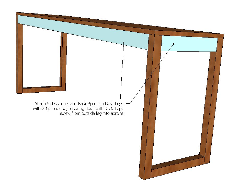 Ikea Besta Burs Inspired Desk (WITH Drawers) — step 3