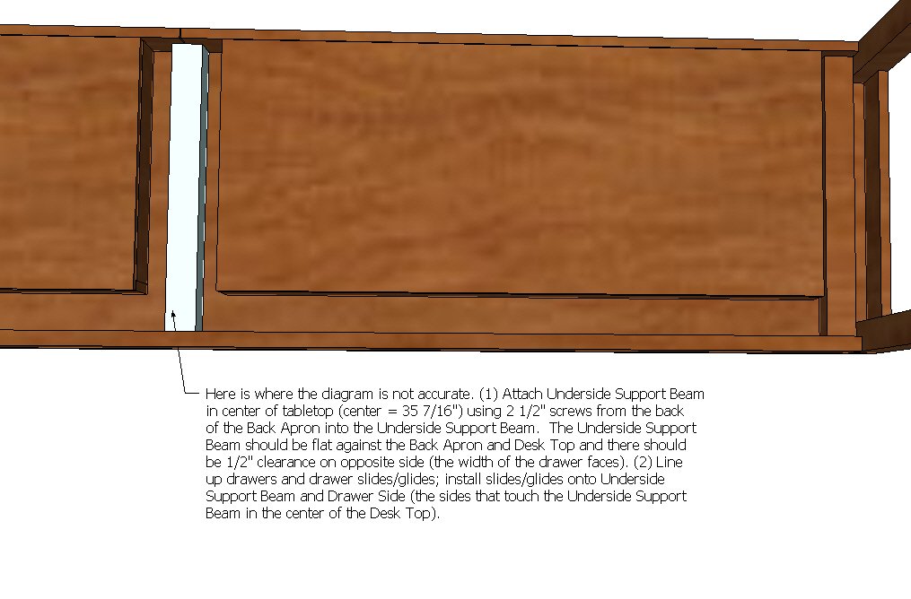 Ikea Besta Burs Inspired Desk (WITH Drawers) — step 5