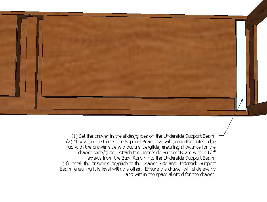 Ikea Besta Burs Inspired Desk (WITH Drawers) — step 6