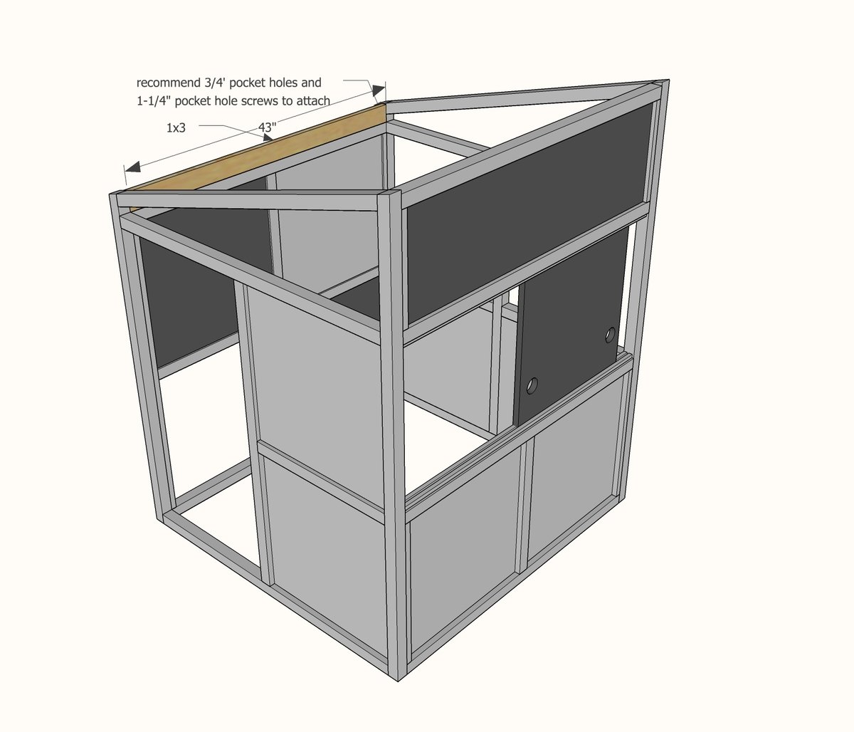 Indoor Playhouse Modern Bungalow — step 9