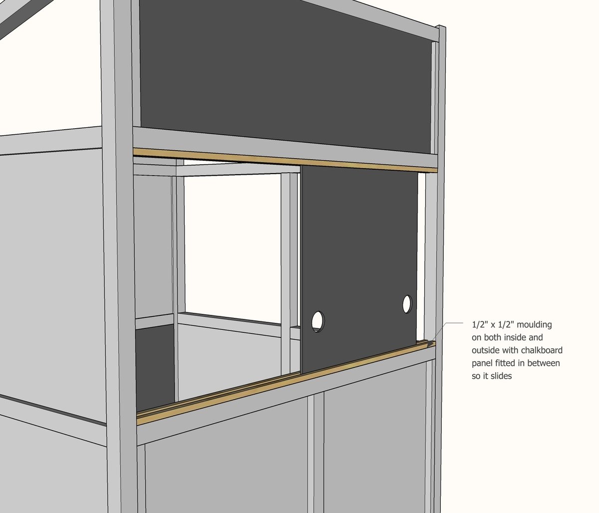 Indoor Playhouse Modern Bungalow — step 11