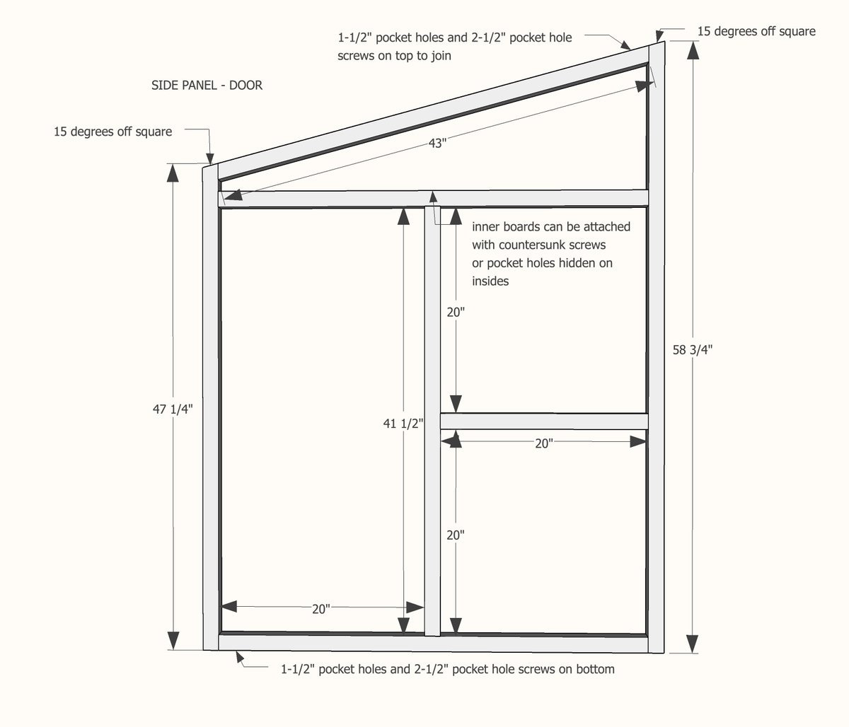 Indoor Playhouse Modern Bungalow — step 1