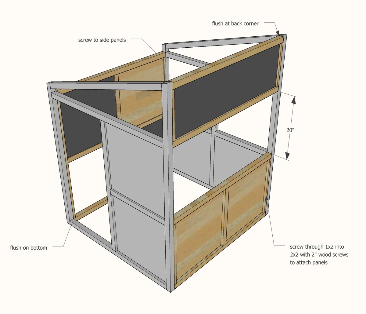 Indoor Playhouse Modern Bungalow — step 8
