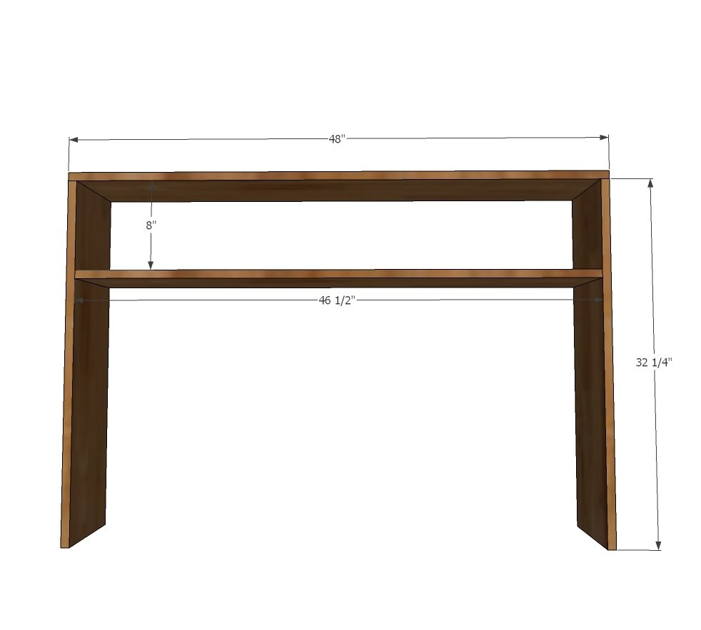 Industrial Style Storage Hutch — step 1