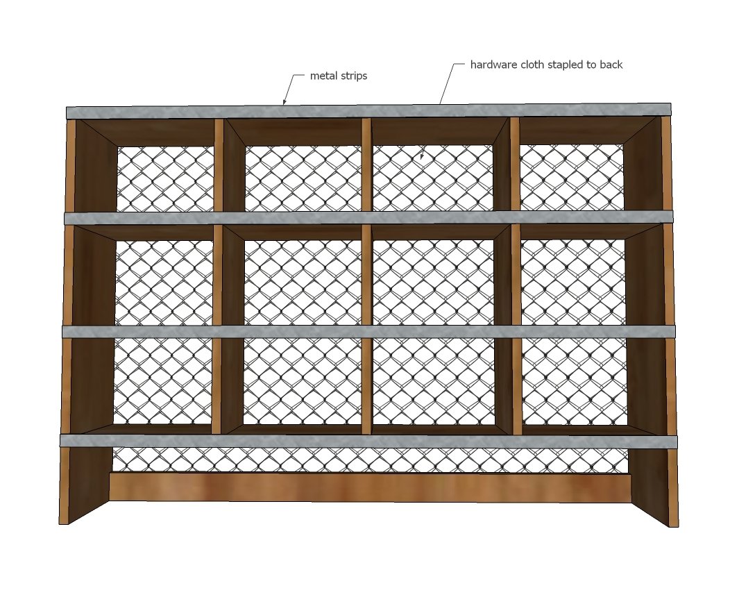 Industrial Style Storage Hutch — step 7