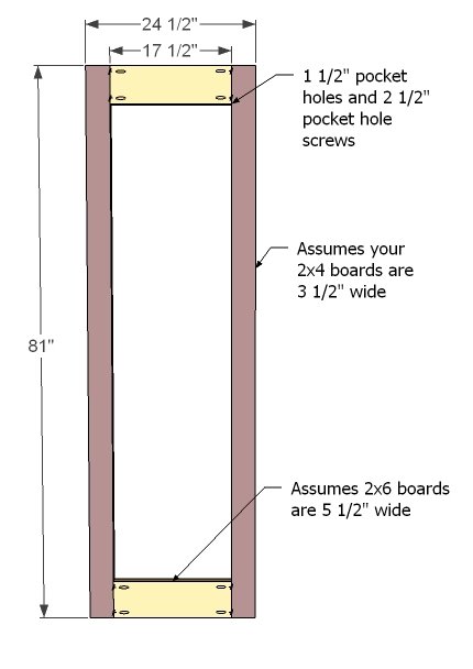 Inset Bookshelf Doorway — step 3
