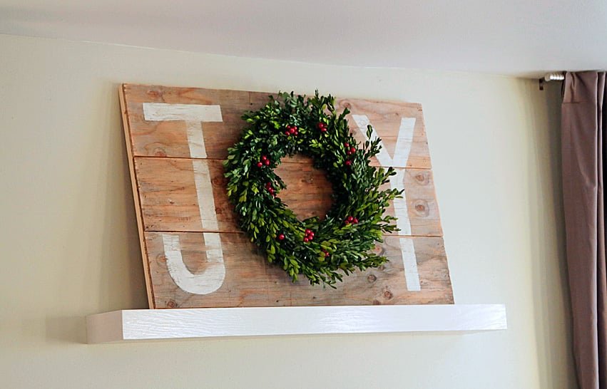 Joy Holiday Sign