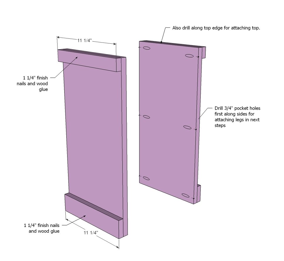 Julia Nightstand — step 1