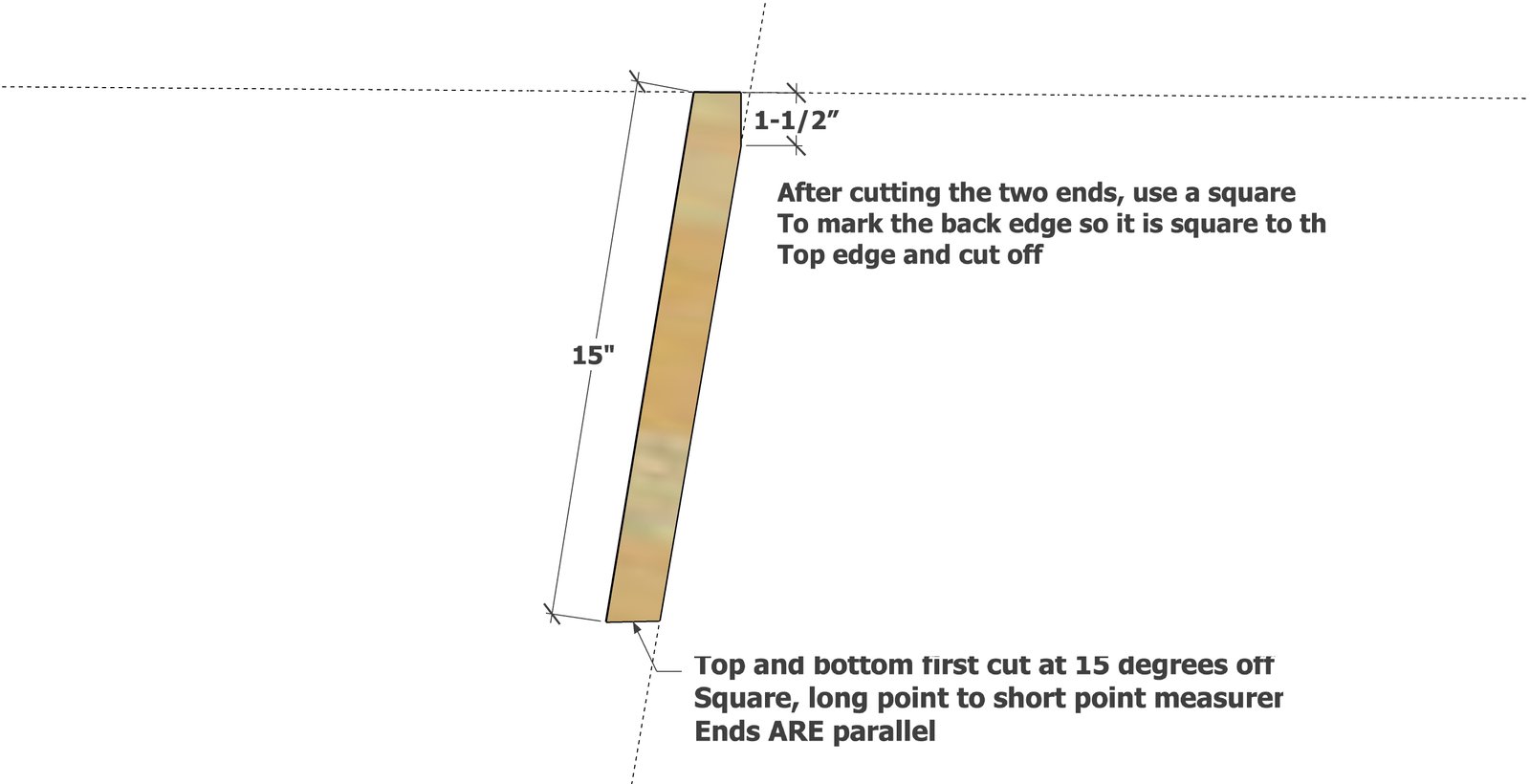 K Cup Holder Ladder — step 1