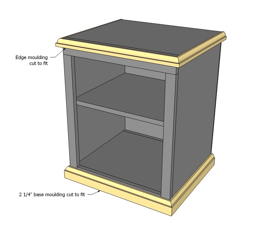 Katie Nightstand Open Shelf — step 4