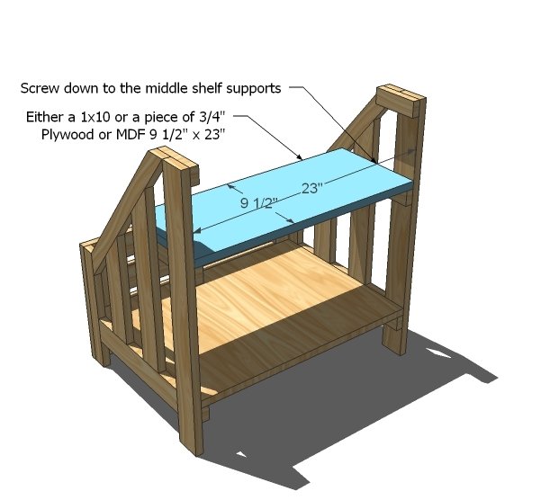 Kendra Toybin with Shelves — step 7