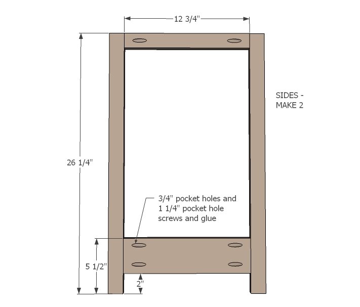 Kentwood Nightstands or End Tables — step 1