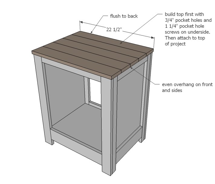 Kentwood Nightstands or End Tables — step 6