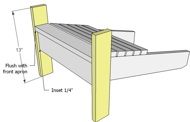 Kid's Adirondack Chair — step 6
