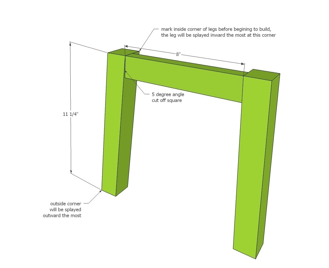 Kids Art Center Stools — step 1