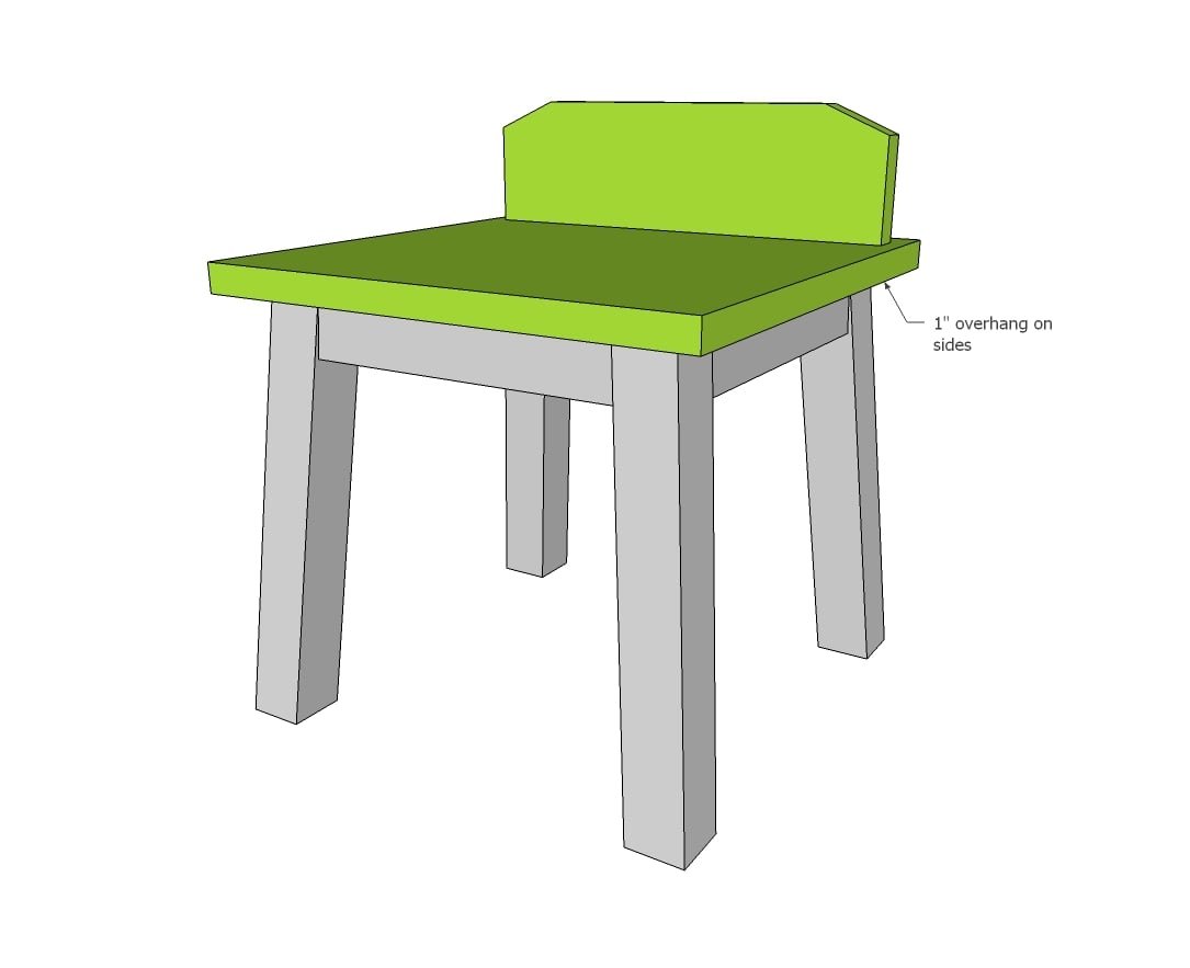 Kids Art Center Stools — step 4