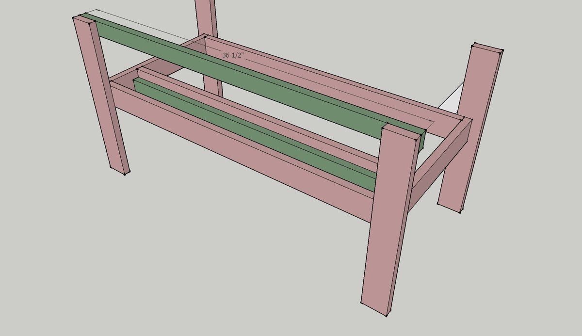 Kids Lounge Bench — step 2