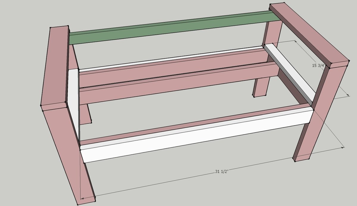 Kids Lounge Bench — step 4