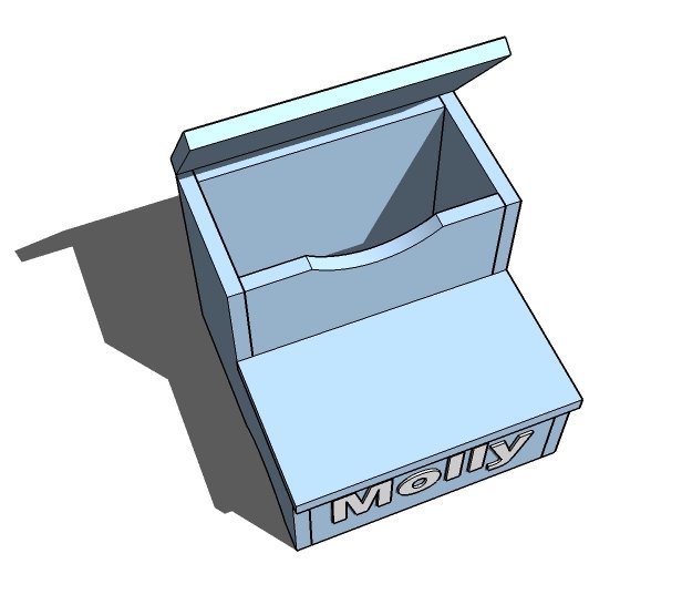 Kid's Storage Step Stool dimension diagram 1