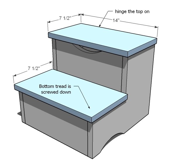 Kid's Storage Step Stool — step 5
