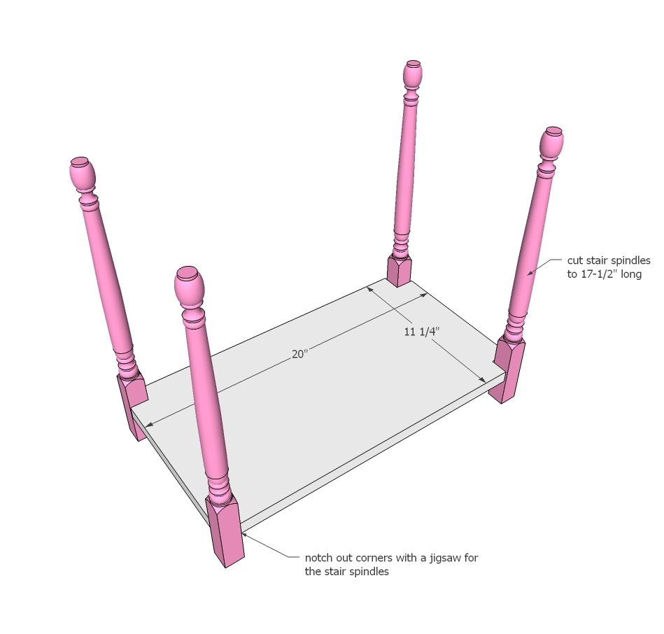 Kids Tea Cart — step 1