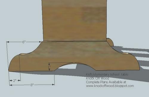 Kids’ Trestle Craft Table with Storage — step 4