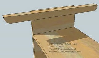 Kids’ Trestle Craft Table with Storage — step 6