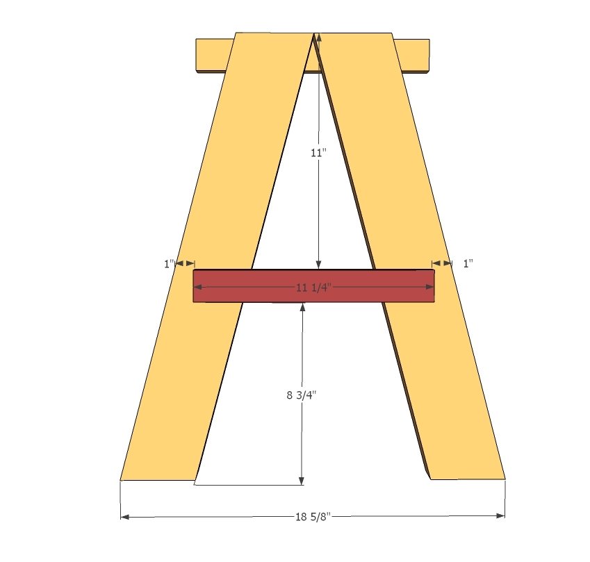 Kids Trestle Style Play Table — step 2