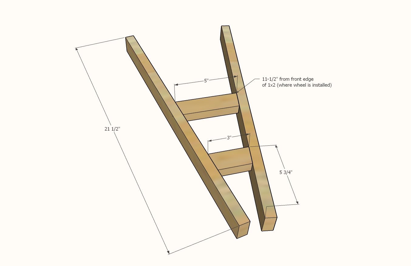 Kids Wheelbarrow — step 1