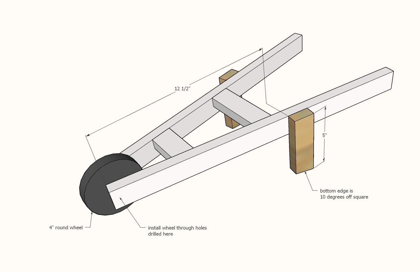 Kids Wheelbarrow — step 2