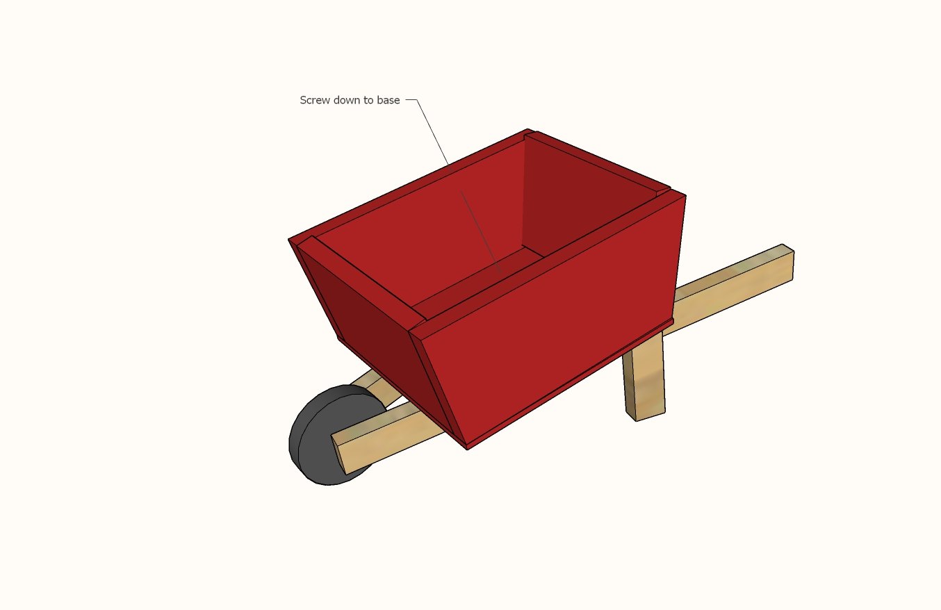 Kids Wheelbarrow — step 4