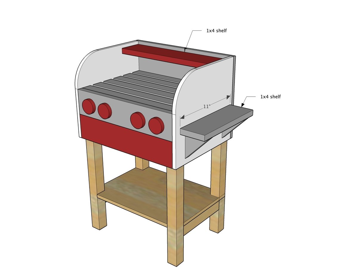 Kids Wood Play Toy Grill — step 6