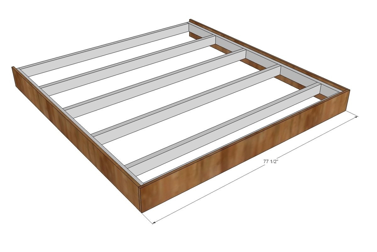 King Size Fancy Farmhouse Bed — step 10