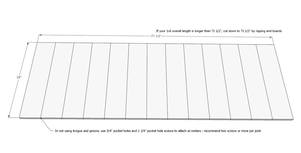 King Size Fancy Farmhouse Bed — step 1