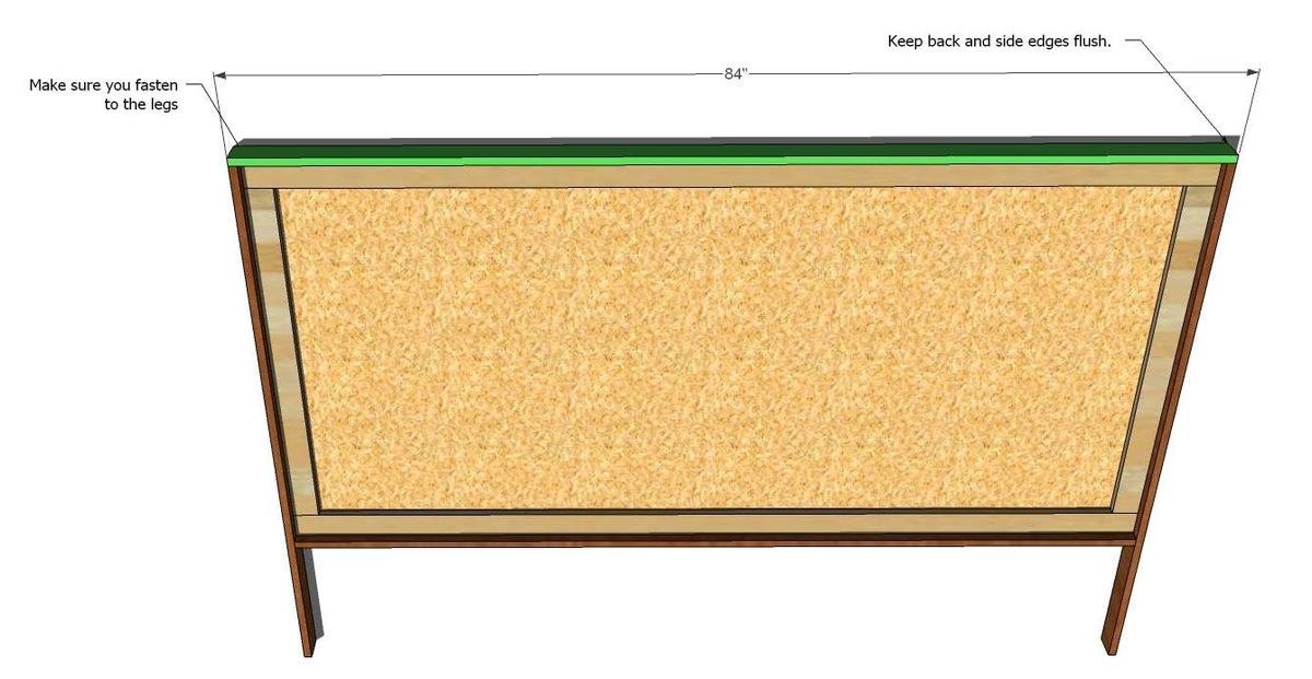 King Size Framed Upholstered Headboard — step 6