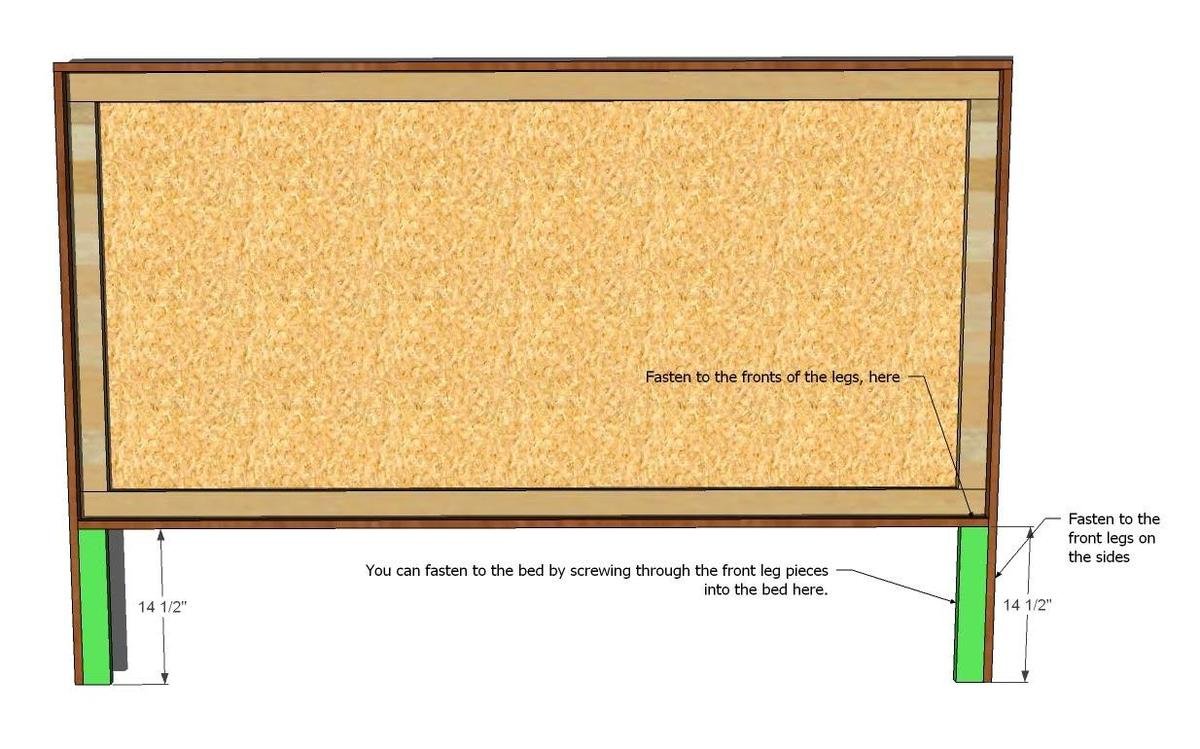 King Size Framed Upholstered Headboard — step 7