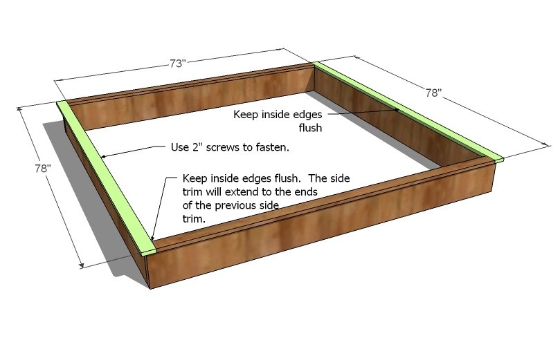 Large Covered Sandbox — step 3