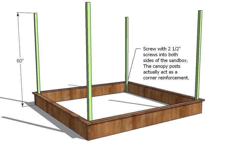 Large Covered Sandbox — step 4
