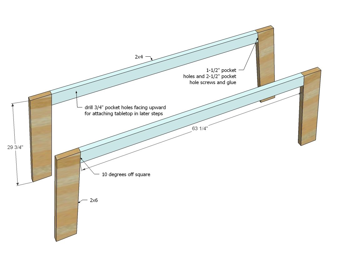 Large Henry Desk — step 1