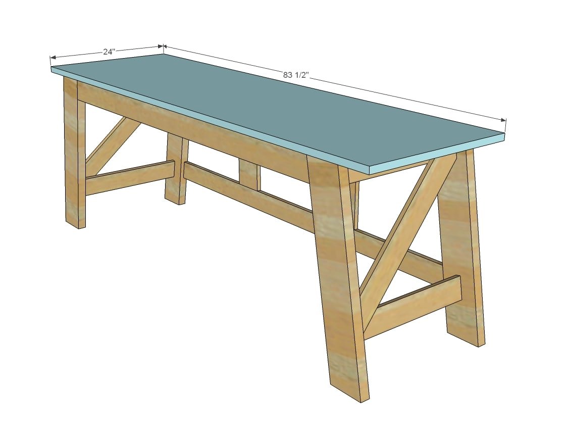 Large Henry Desk — step 5