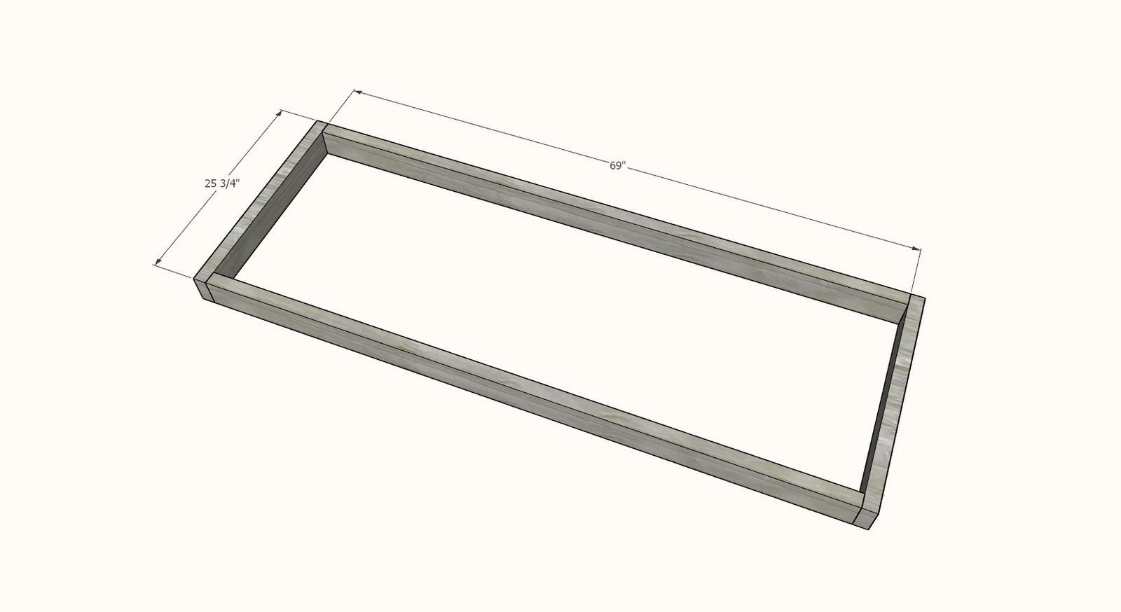 Large Modern Porch Swing Couch — step 1