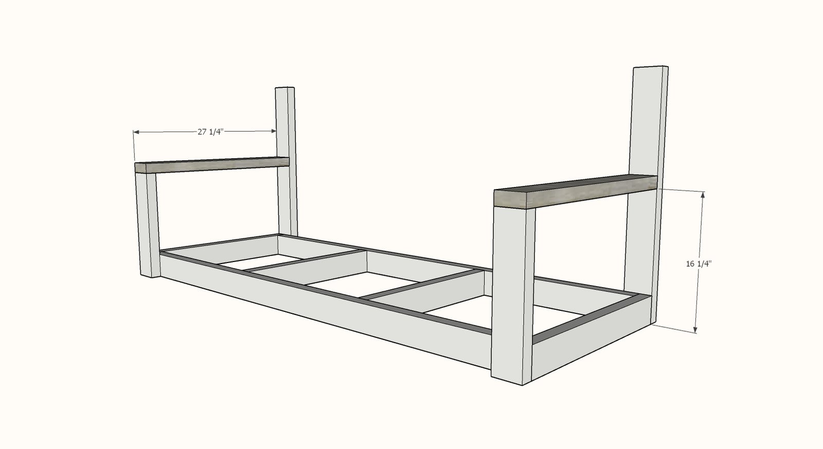 Large Modern Porch Swing Couch — step 4
