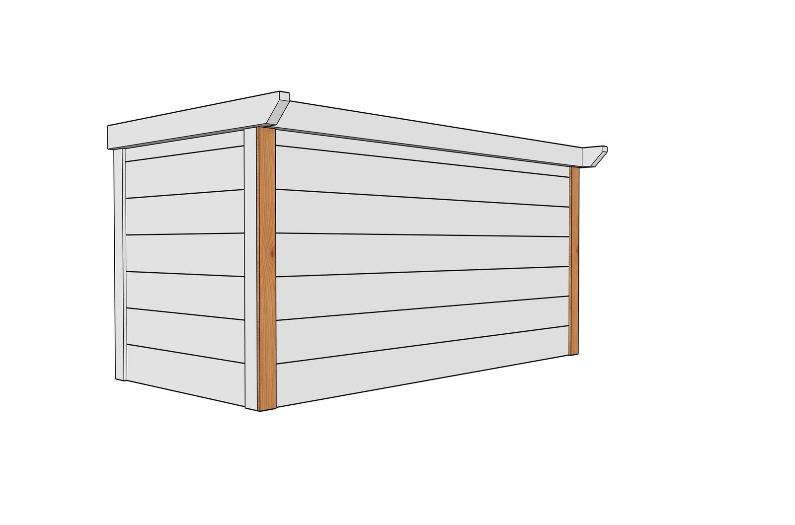 Large Three Sided Outdoor Bar — step 8