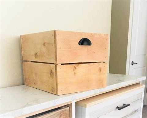 Large Wooden Milk Crate Tutorial using Cedar Fence Pickets
