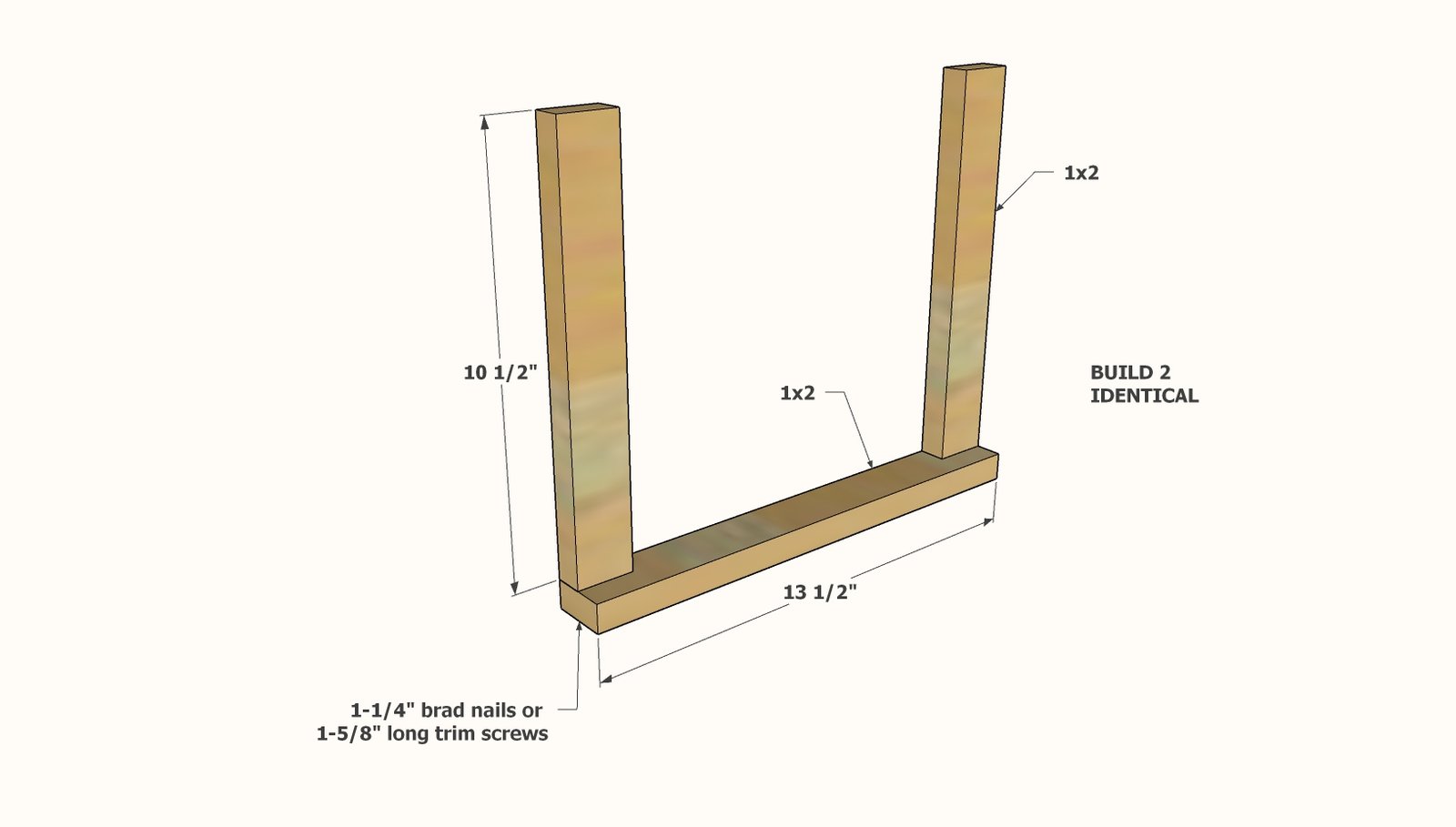 Large Wooden Milk Crate Tutorial using Cedar Fence Pickets — step 1