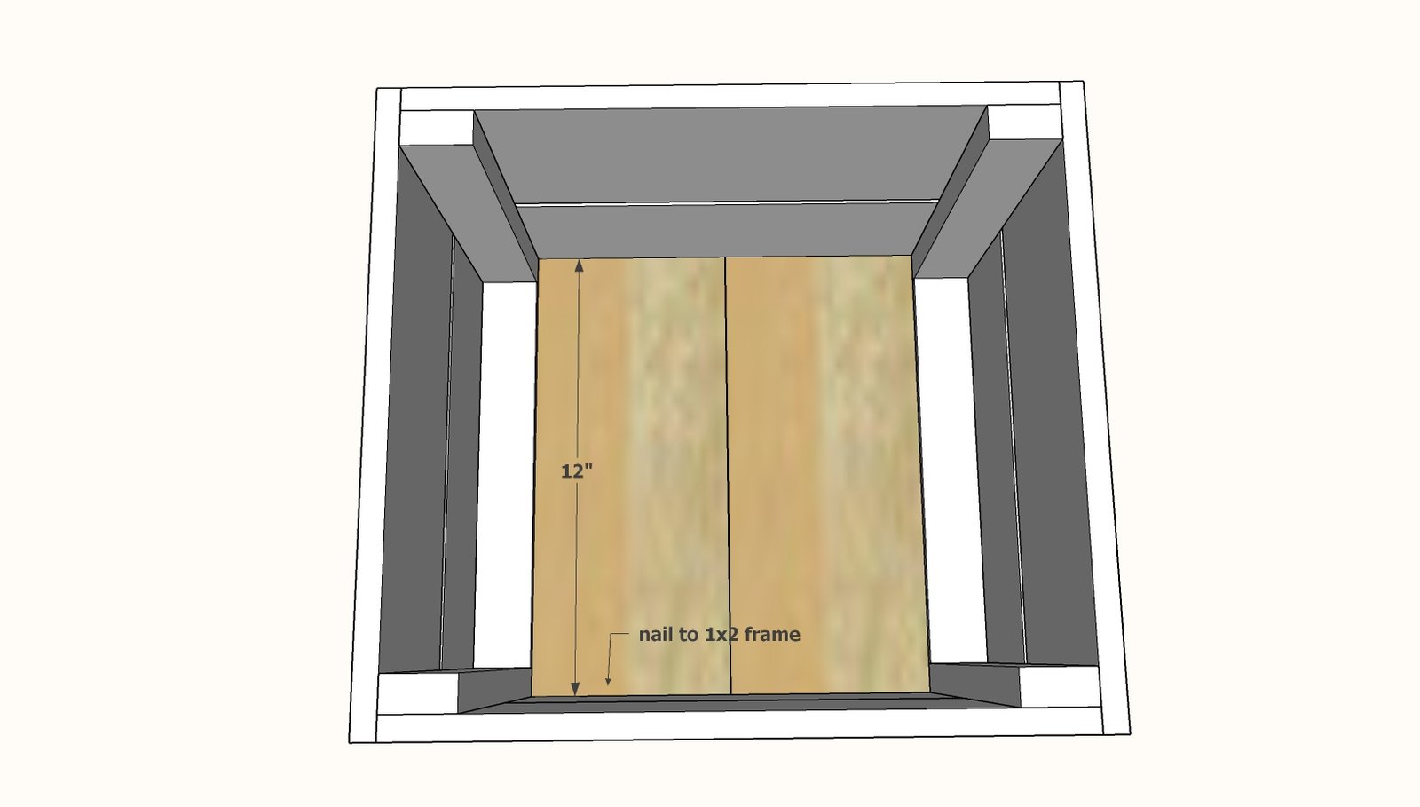 Large Wooden Milk Crate Tutorial using Cedar Fence Pickets — step 5